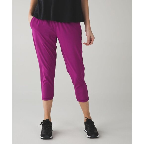Lululemon Regal Plum Tranquil Crop Leggings Size 8 - 41411 - Picture 2 of 12